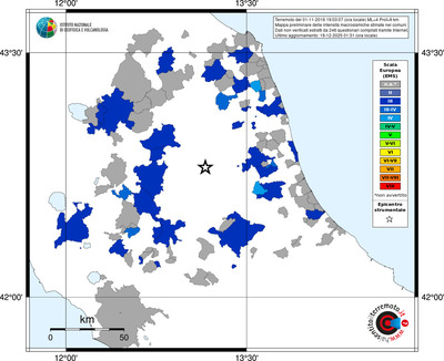 Mappa EMS - territori comuni