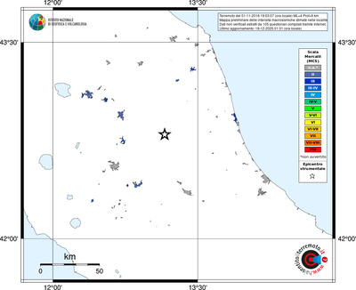 Mappa MCS - territori località