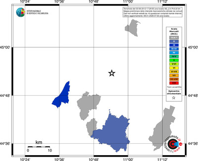 Mappa MCS - territori comuni