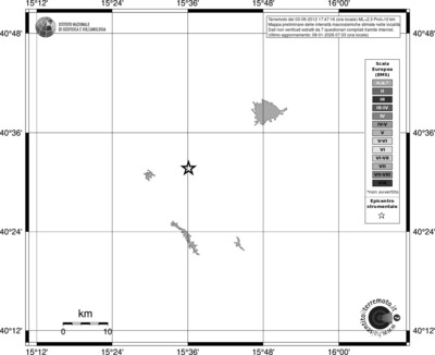 Mappa EMS - territori località