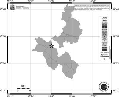 Mappa MCS - territori comuni