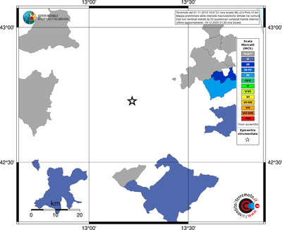 Mappa MCS - territori comuni