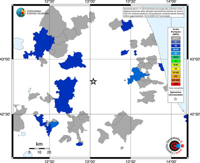 Mappa EMS - territori comuni