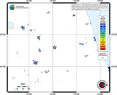 Mappa MCS - territori località