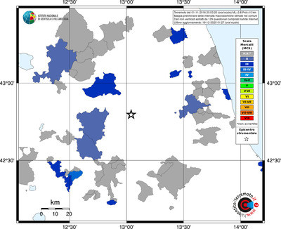 Mappa MCS - territori comuni