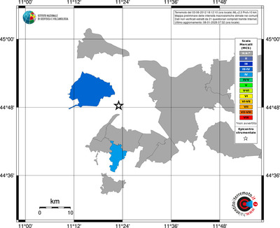 Mappa MCS - territori comuni