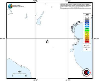 Mappa EMS - territori località