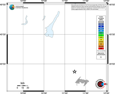 Mappa EMS - territori comuni