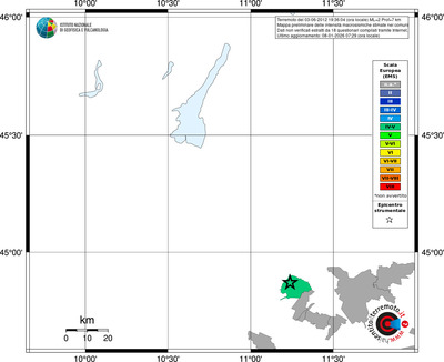 Mappa EMS - territori comuni