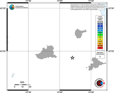 Mappa EMS - territori comuni