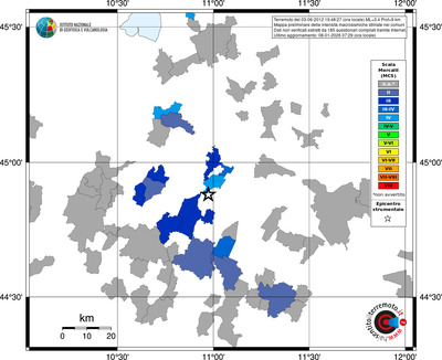 Mappa MCS - territori comuni