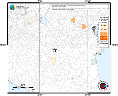 Mappa territorio comunale con almeno 3 questionari