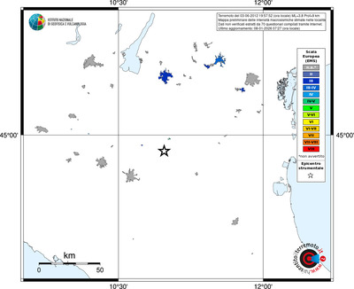 Mappa EMS - territori località