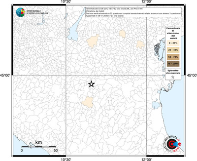 Mappa territorio comunale con almeno 3 questionari