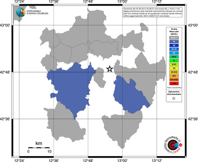 Mappa MCS - territori comuni