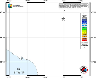 Mappa MCS - territori località