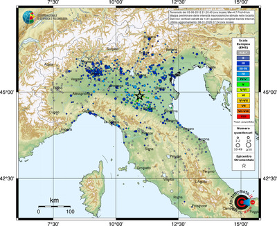 Mappa EMS - località