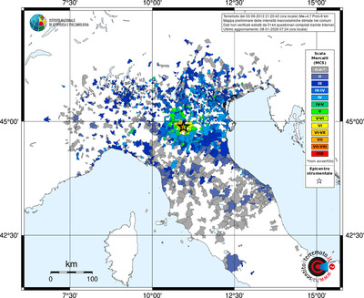 Mappa MCS - territori comuni