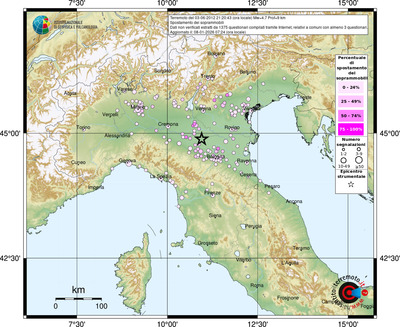 Mappa comuni con almeno 3 questionari