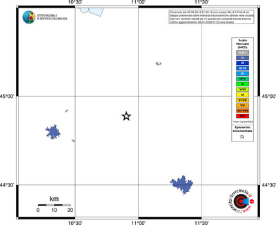 Mappa MCS - territori località