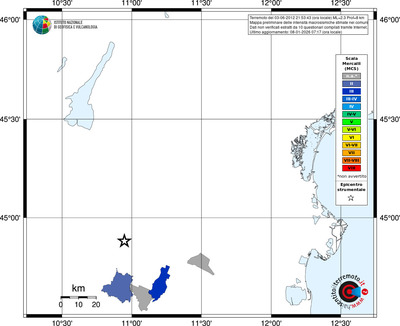 Mappa MCS - territori comuni