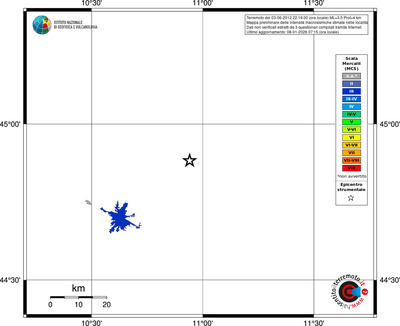 Mappa MCS - territori località