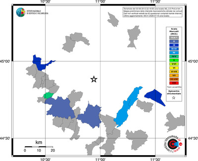 Mappa MCS - territori comuni