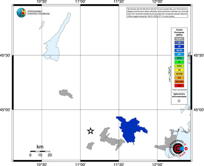 Mappa EMS - territori comuni