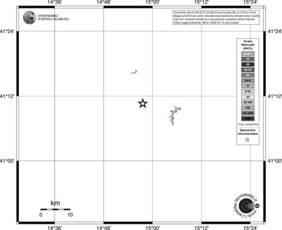 Mappa MCS - territori località