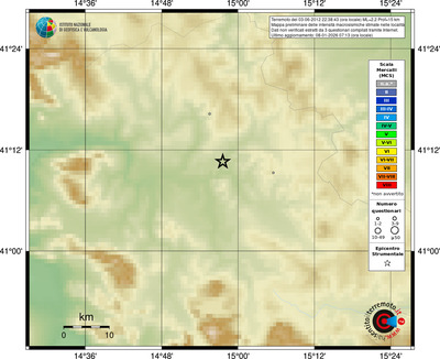 Mappa MCS - località