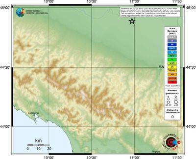 Mappa EMS - località