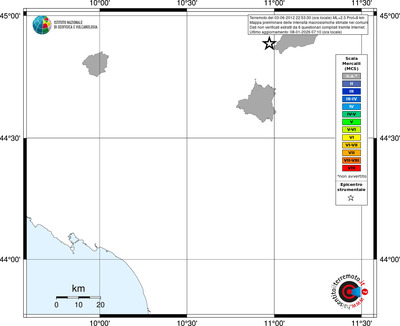 Mappa MCS - territori comuni