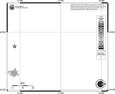 Mappa EMS - territori località