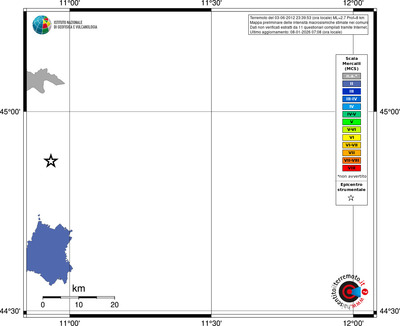Mappa MCS - territori comuni
