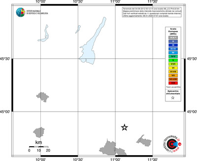 Mappa EMS - territori comuni