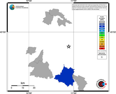 Mappa EMS - territori comuni