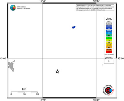 Mappa MCS - territori località