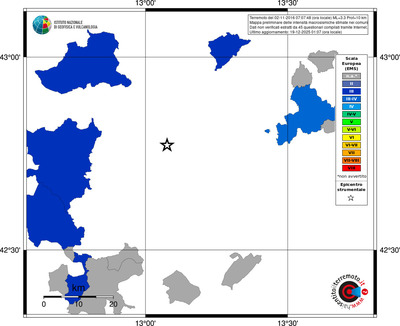 Mappa EMS - territori comuni