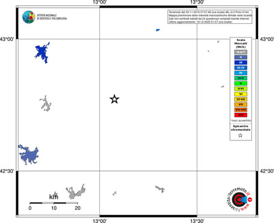Mappa MCS - territori località