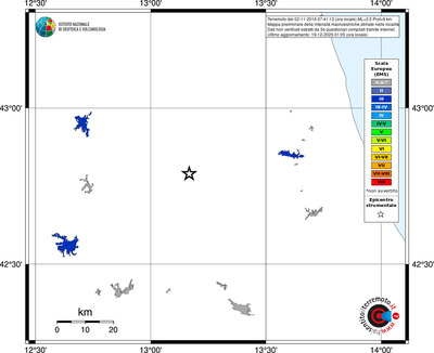 Mappa EMS - territori località