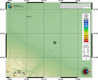 Mappa EMS - località