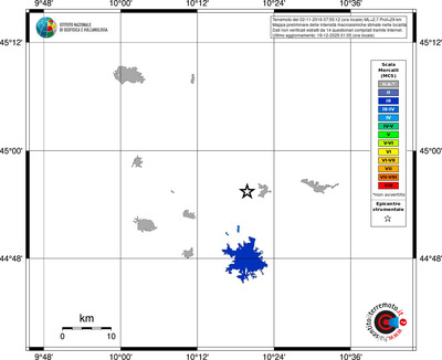 Mappa MCS - territori località