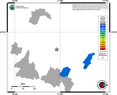 Mappa MCS - territori comuni