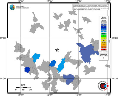 Mappa MCS - territori comuni