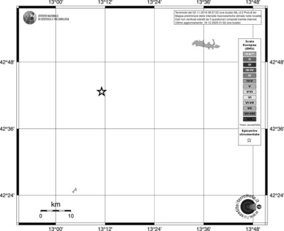 Mappa EMS - territori località