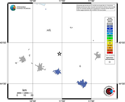 Mappa MCS - territori località