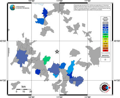Mappa MCS - territori comuni