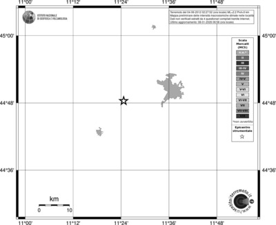 Mappa MCS - territori località