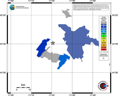 Mappa MCS - territori comuni
