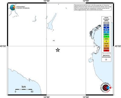 Mappa EMS - territori località